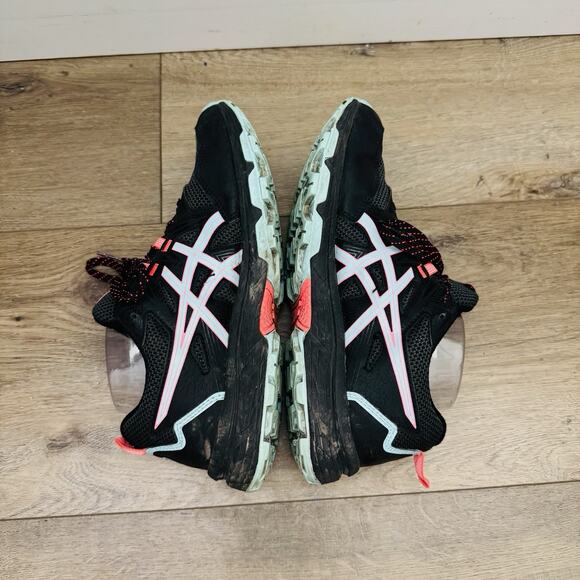 ASICS Gel Venture 8 Black And Pink Sneakers Women’s Size 8.5 Wide - Picture 7 of 11